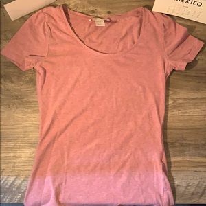 Tight form fitting you neck T-shirt